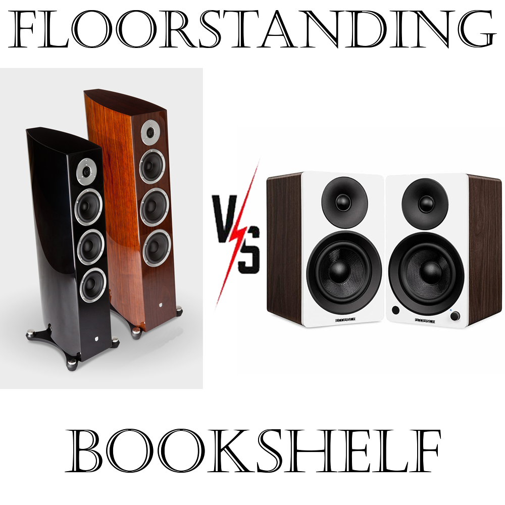 Bookshelf Speakers vs. Floorstanding Speakers All.This.Sound