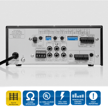 Load image into Gallery viewer, AtlasIED AA100PHD ~ 4-Input, 100-Watt Mixer Amplifier w/ Automatic System Test - All.This.Sound