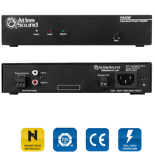 Load image into Gallery viewer, AtlasIED PA-40G ~ 40 Watt, Dual-channel Power Amplifier w/ Global Power Supply - All.This.Sound