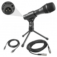 Load image into Gallery viewer, Audio-Technica AT2005USB Cardioid Dynamic USB/XLR Microphone
