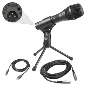 Audio-Technica AT2005USB Cardioid Dynamic USB/XLR Microphone