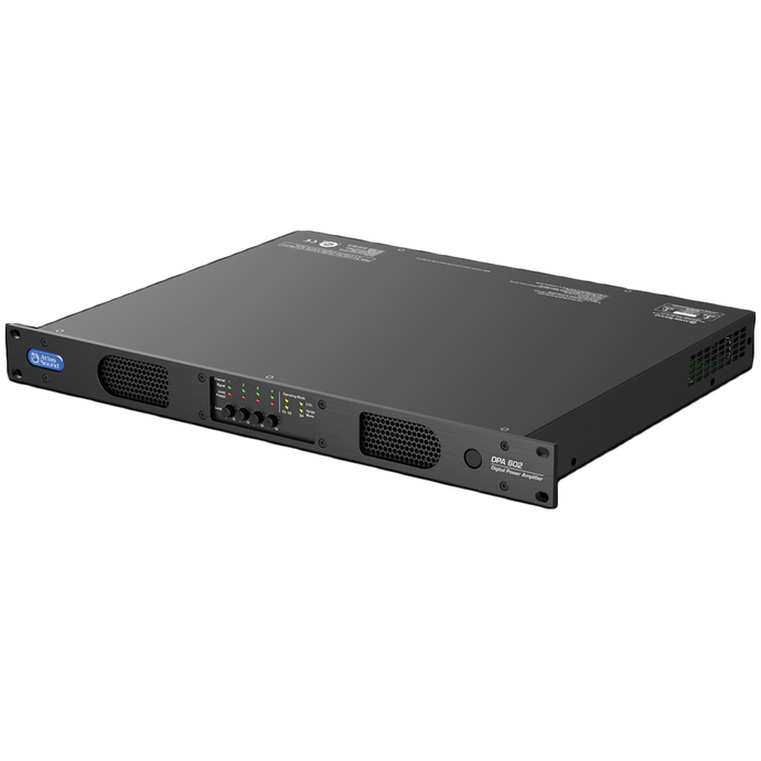 AtlasIED DPA-602 ~ 600-Watt, 2-channel Power Amplifier w/ Optional Dante™ Network Audio - All.This.Sound