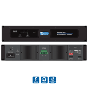 AtlasIED HPA-1302 ~ 1300-Watt, Dual-channel Commercial Amplifier - All.This.Sound