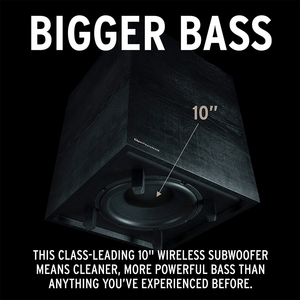 Klipsch Cinema Series 600 Active Soundbar with 10 inch Wireless Subwoofer (Each)