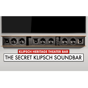 Klipsch Heritage Theater Series Passive LCR Sound Bar (Each)