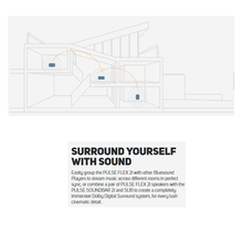 Load image into Gallery viewer, Bluesound PULSE FLEX 2i Portable Wireless Bluetooth Multi-Room Streaming Speaker (Each)
