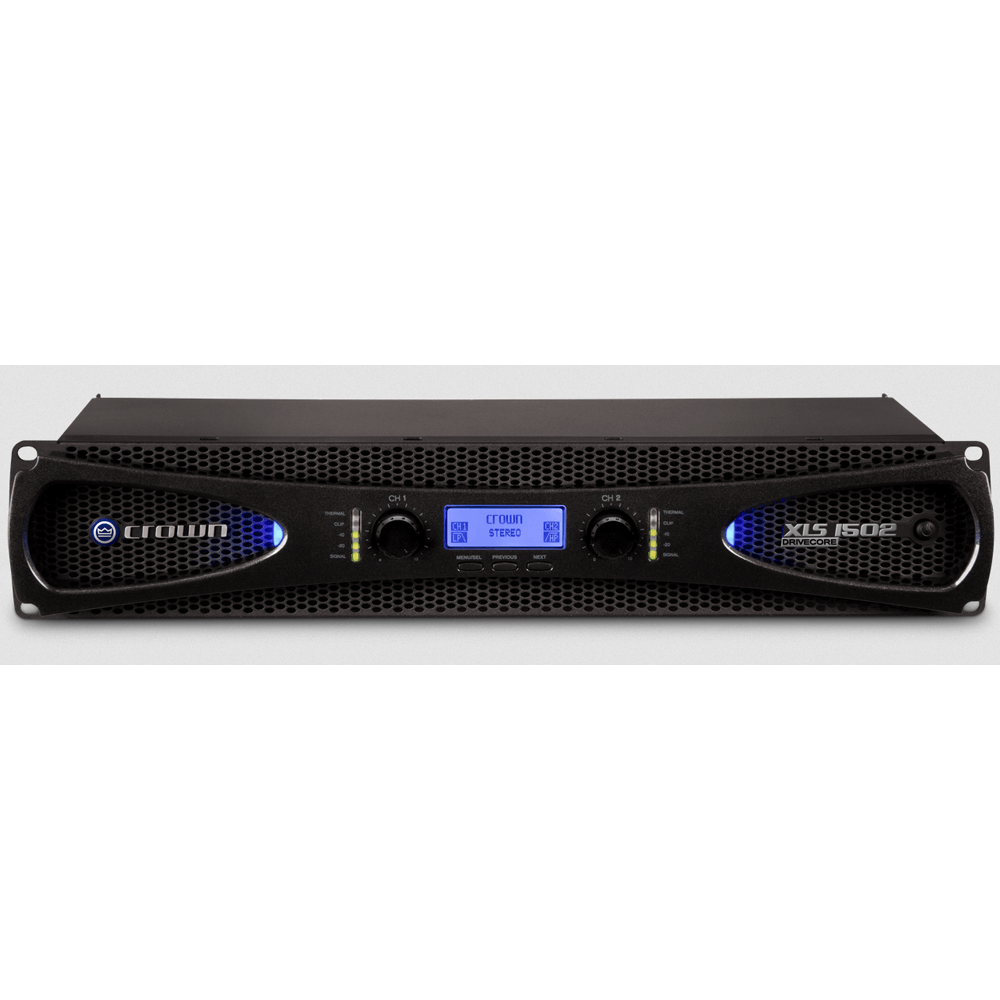 Crown XLS 1502 Two-channel Power Amplifier - All.This.Sound